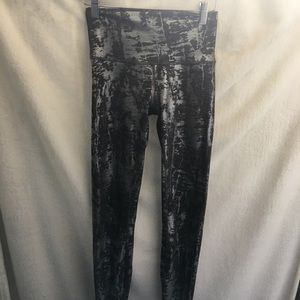 Lululemon wunder under high rise foil leggings